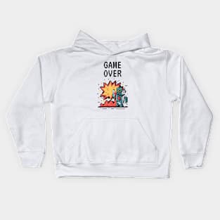 8 Bit Game Over Kids Hoodie